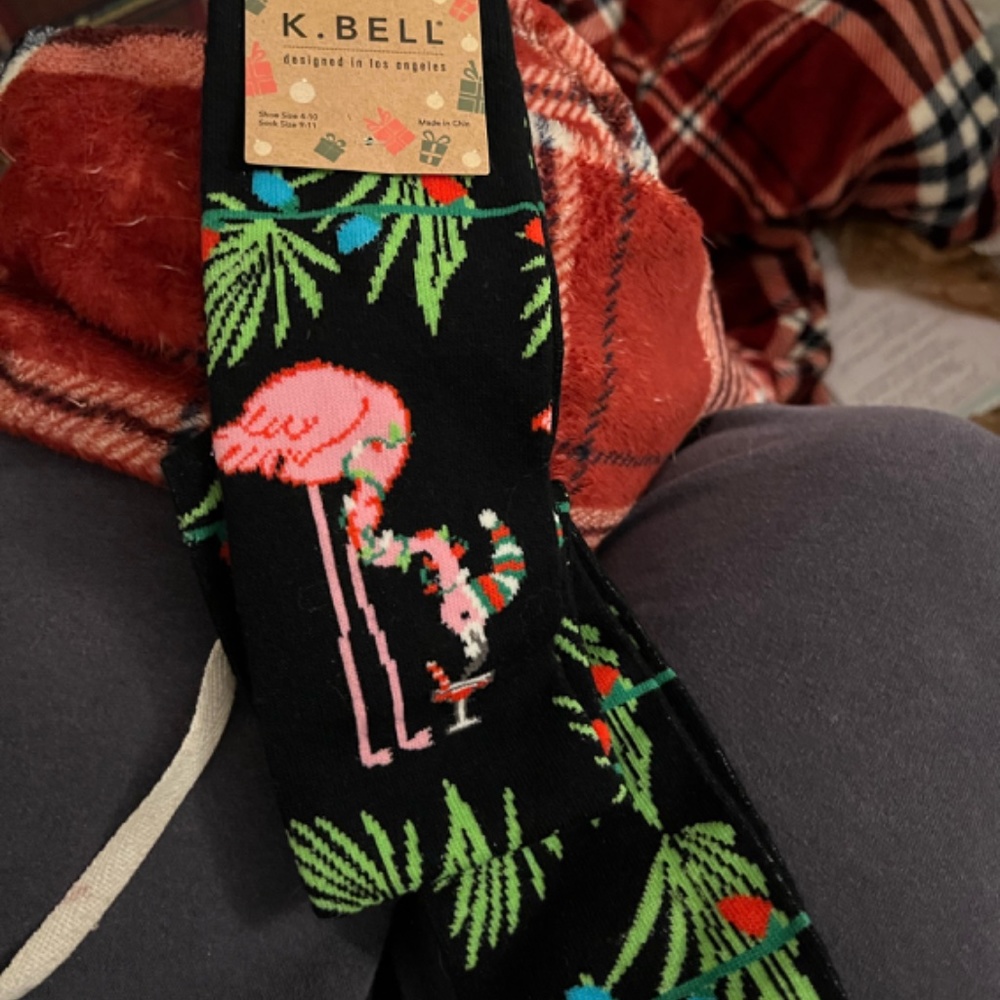 K-Bell Knee-High Holiday Socks